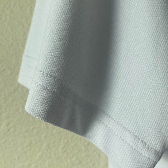 J.McLaughlin Men’s Short Sleeve Peak Performance White Polo Shirt Size Large - Picture 8 of 14